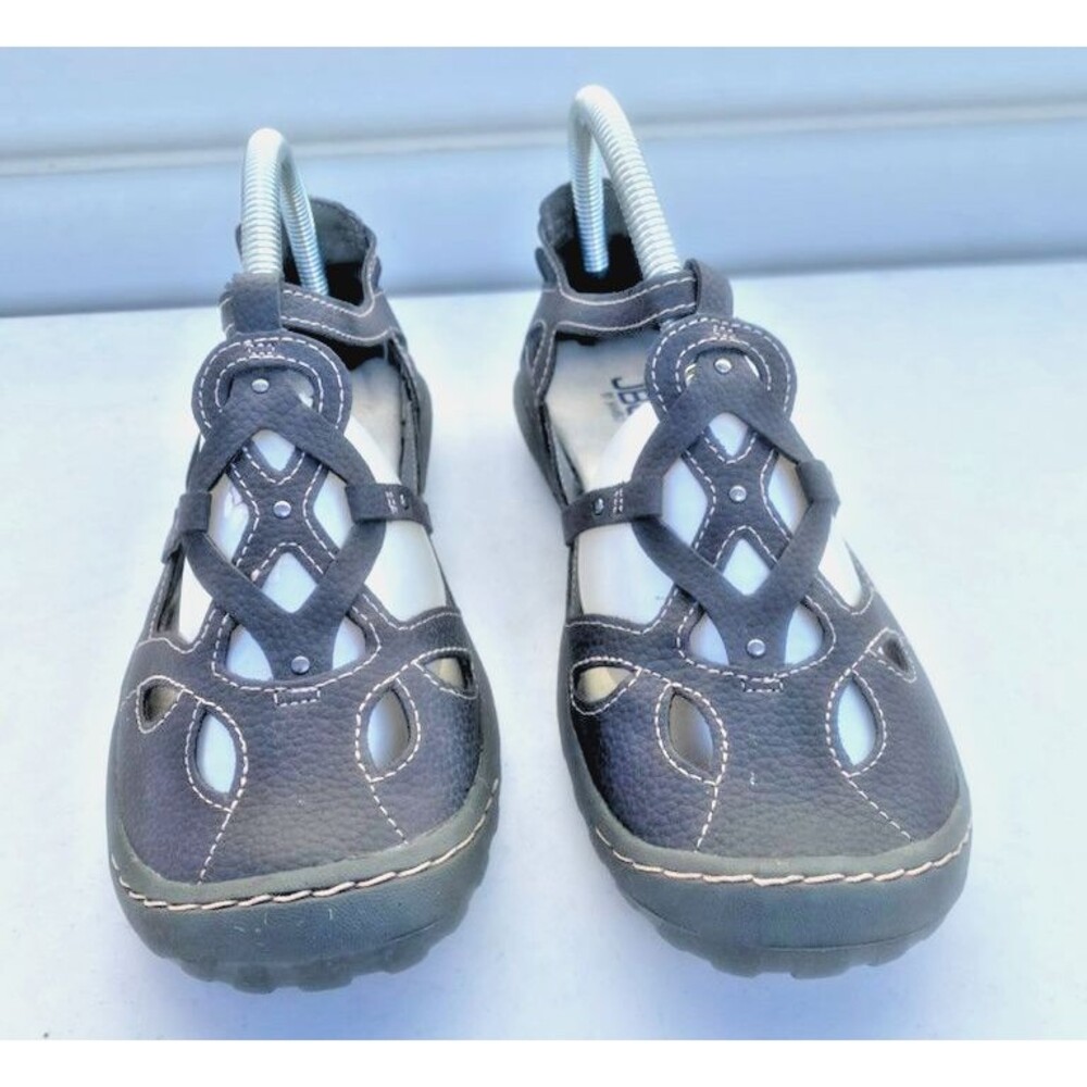JBU by Jambu Sydney Mary Jane Shoes Gray Comfort Casual Memory Foam Womens Sz 8
